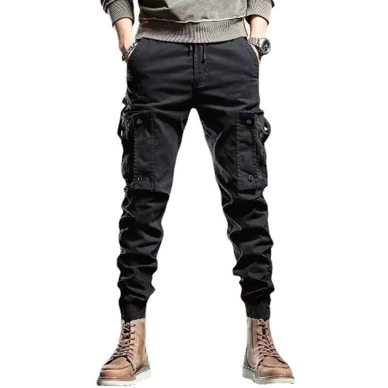 Rib Style Slim fit Side Pocket Pants ,  - Streetwear Pants - Slick Street