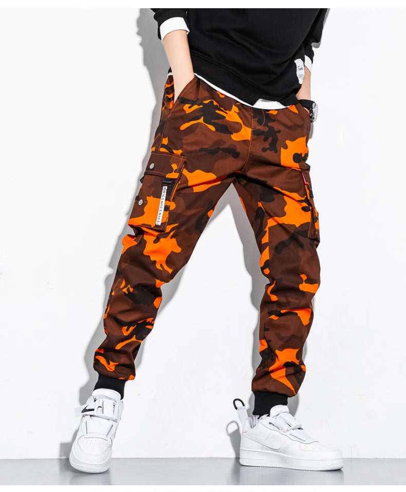 CR3 Camouflage Cargo Pants ,  - Streetwear Pants - Slick Street