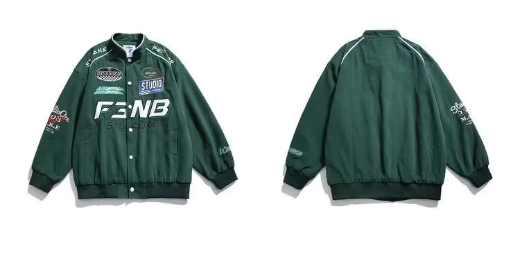 F3.NB Street Racing Bomber Jacket ,  - Streetwear Jacket - Slick Street