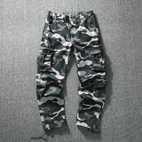 CA26 Tactical Camo Cargo Pants Camo Blue, 29 - Streetwear Pants - Slick Street