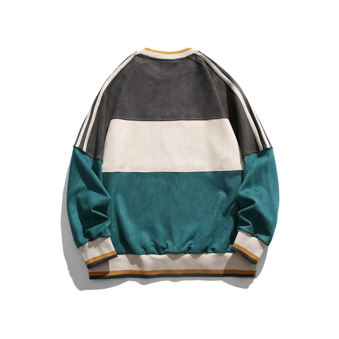 UNILIONS Color Block Pullover Sweatshirt ,  - Streetwear Sweatshirts - Slick Street