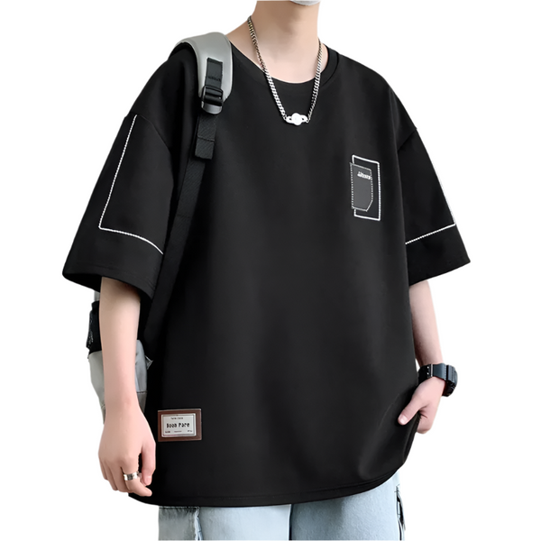 Plain Color Short Sleeved T-Shirt , - Streetwear T-Shirt - Slick Street