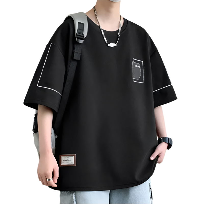 Plain Color Short Sleeved T-Shirt , - Streetwear T-Shirt - Slick Street