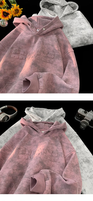 Tie-Dye Kangaroo Pocket Pullover Hoodie , - Streetwear Hoodie - Slick Street