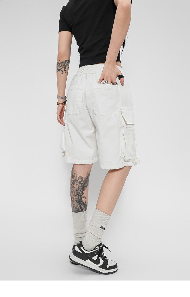 Cargo Track Multi Pockets Shorts ,  - Streetwear Shorts - Slick Street