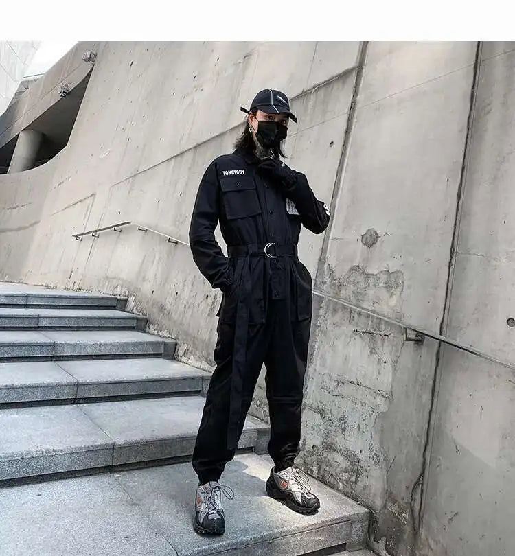 TongT Overalls Jumpsuit , - Streetwear Jumpsuit - Slick Street