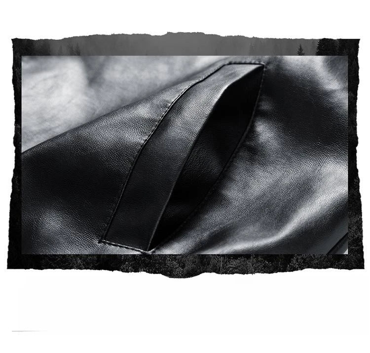 MEPI-TANG Leather Jacket , - Streetwear Jacket - Slick Street