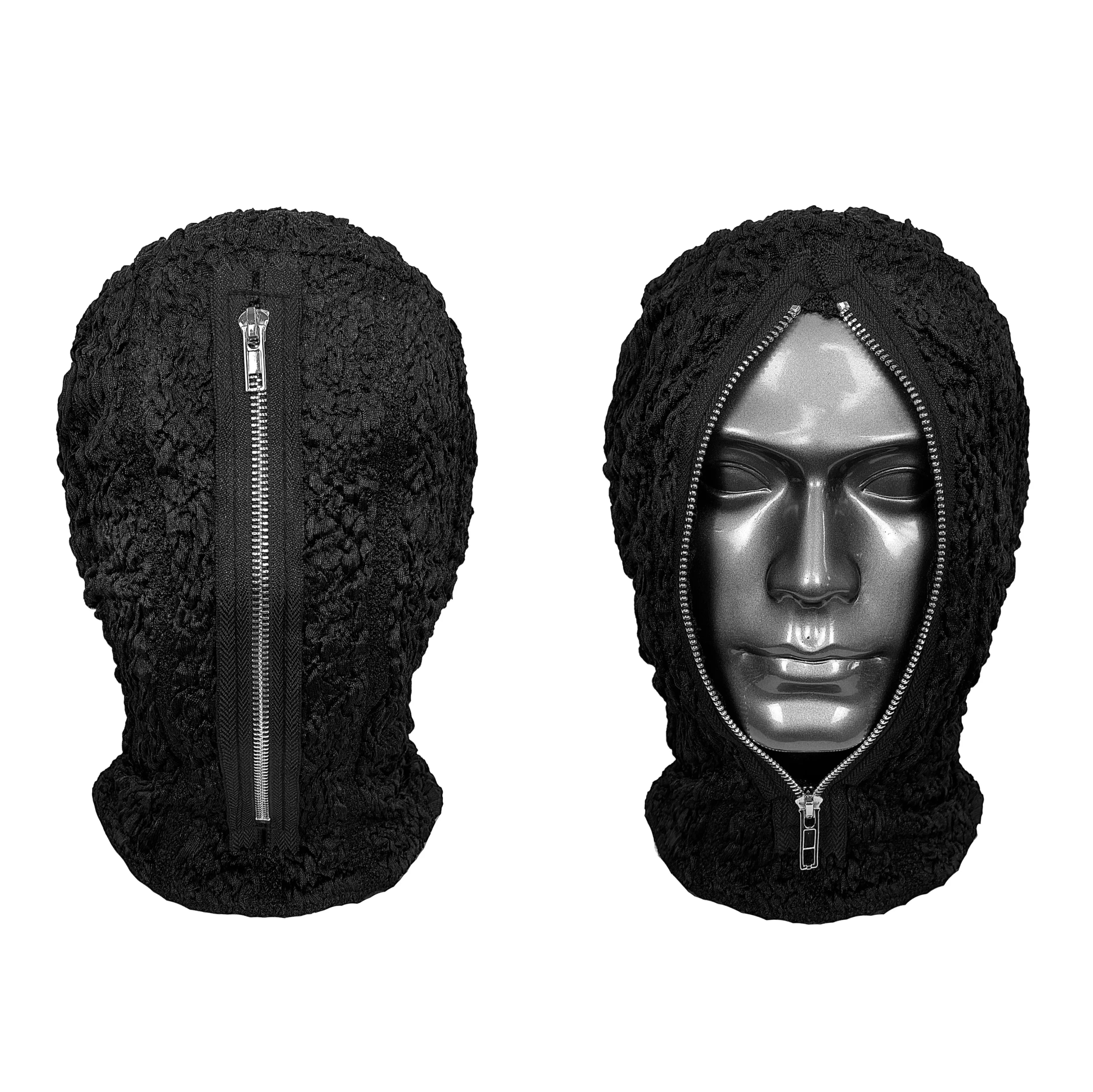 Full Face Mask Zipper Style Monkey Cap Style A, One Size - Streetwear Cap - Slick Street