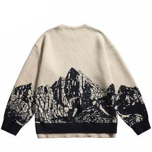 CORRECTS The Glorious Mountain Graphic Sweater ,  - Streetwear Sweater - Slick Street