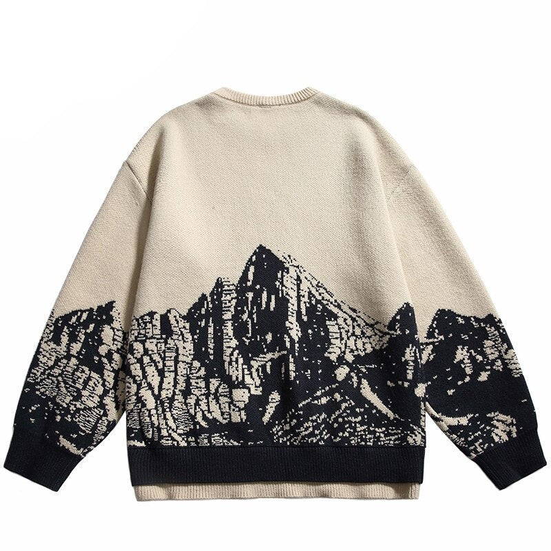 CORRECTS The Glorious Mountain Graphic Sweater ,  - Streetwear Sweater - Slick Street