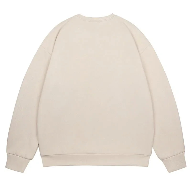 YANDIAN Shopee Waffle Fabric Sweater , - Streetwear Sweater - Slick Street