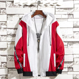 Main Stream Windbreaker Puffer Jacket Red, XS - Streetwear Jacket - Slick Street