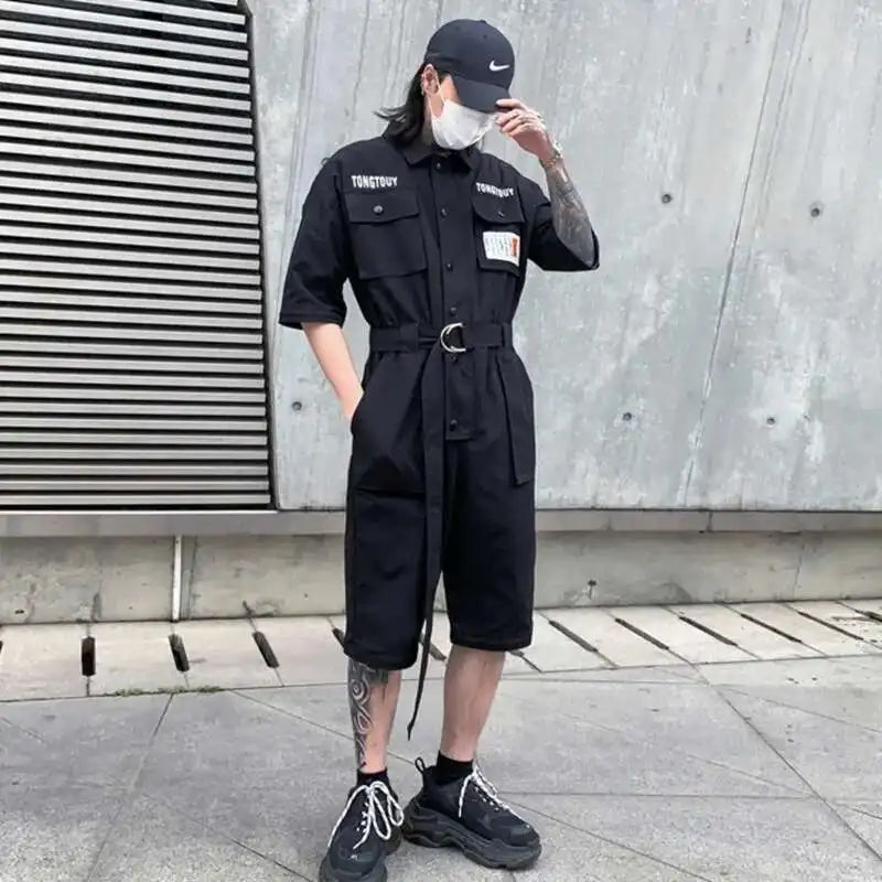 TongT Overalls Jumpsuit , - Streetwear Jumpsuit - Slick Street