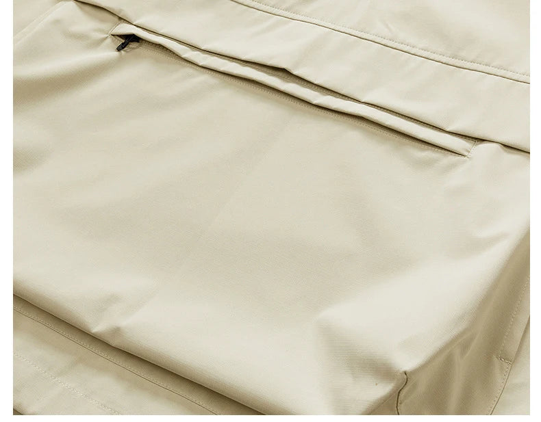 Windbreaker Half Zipper Hiking  Jacket ,  - Streetwear Jacket - Slick Street