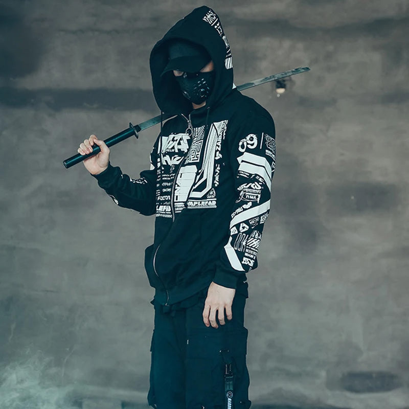 ATOR M1 Techwear Zipper Hoodie ,  - Streetwear Hoodie - Slick Street