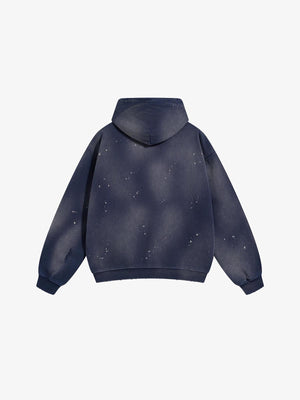 Iso Splash Abstract Oversized Pullover Hoodie , - Streetwear Hoodie - Slick Street