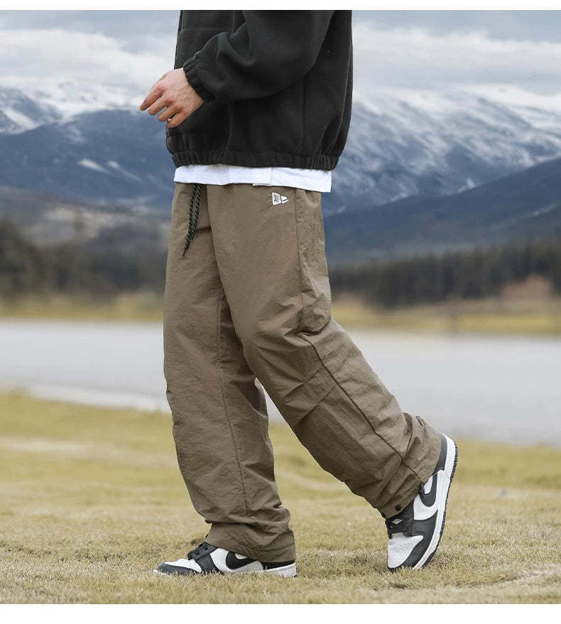 Hiking Style Straight Leg Pants , - Streetwear Pants - Slick Street