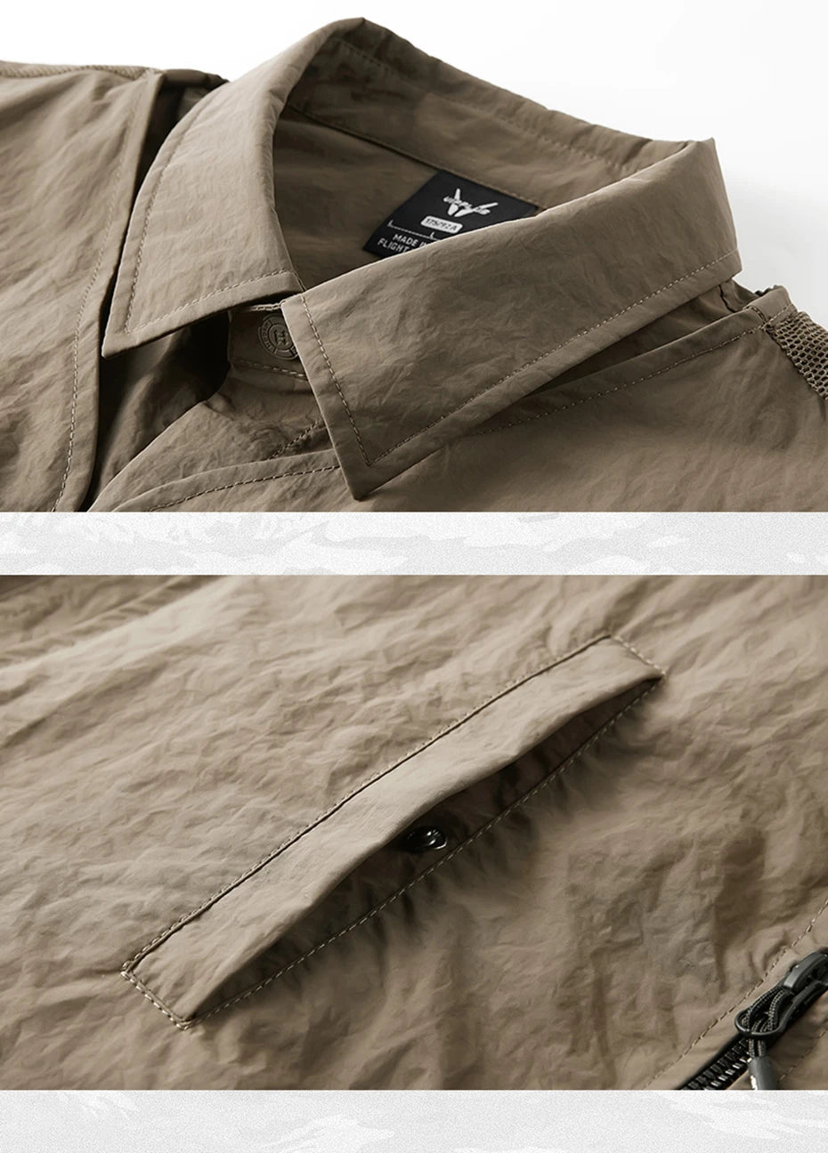 Multi Vest Pockets Two Pieces T-Shirt , - Streetwear T-Shirt - Slick Street