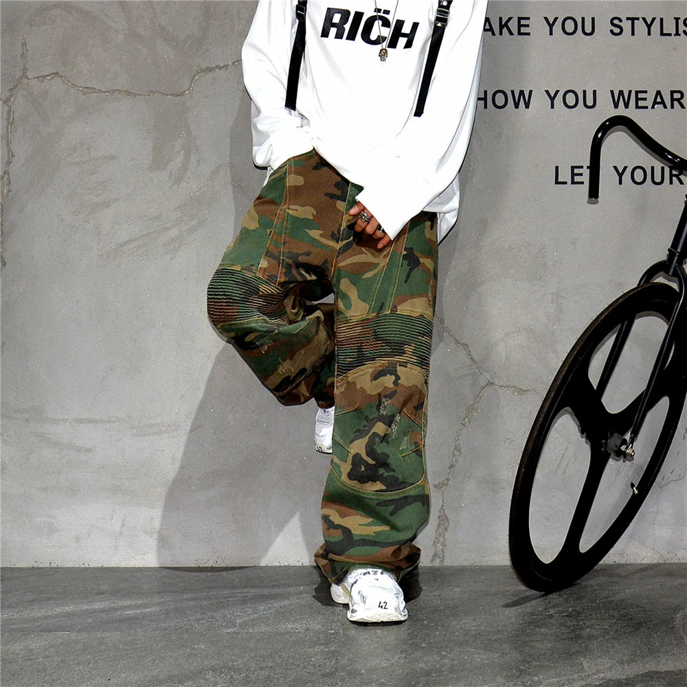 MA2 Camo Pants , - Streetwear Pants - Slick Street