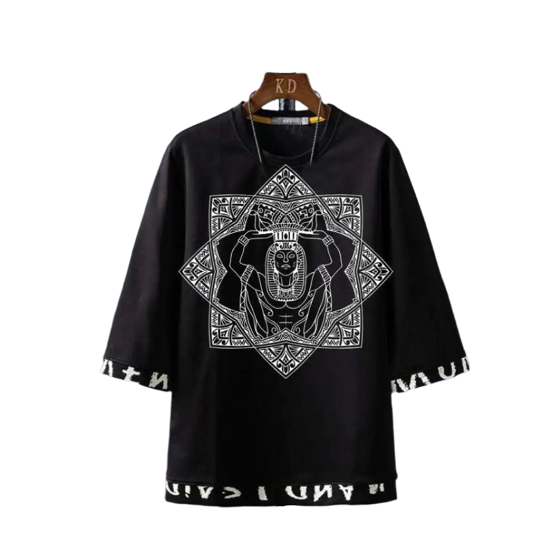 Graffiti Art Long Sleeve T-Shirt Black, XS - Streetwear T-Shirt - Slick Street