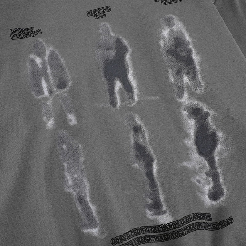 Men's Blurry Shadow Hoodie ,  - Streetwear Hoodie - Slick Street