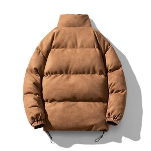 Solid Color Puff Sleeves Bubble Jacket ,  - Streetwear Jacket - Slick Street