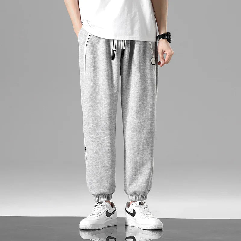 Side Stripe Design Ankle Length Pants ,  - Streetwear Pants - Slick Street