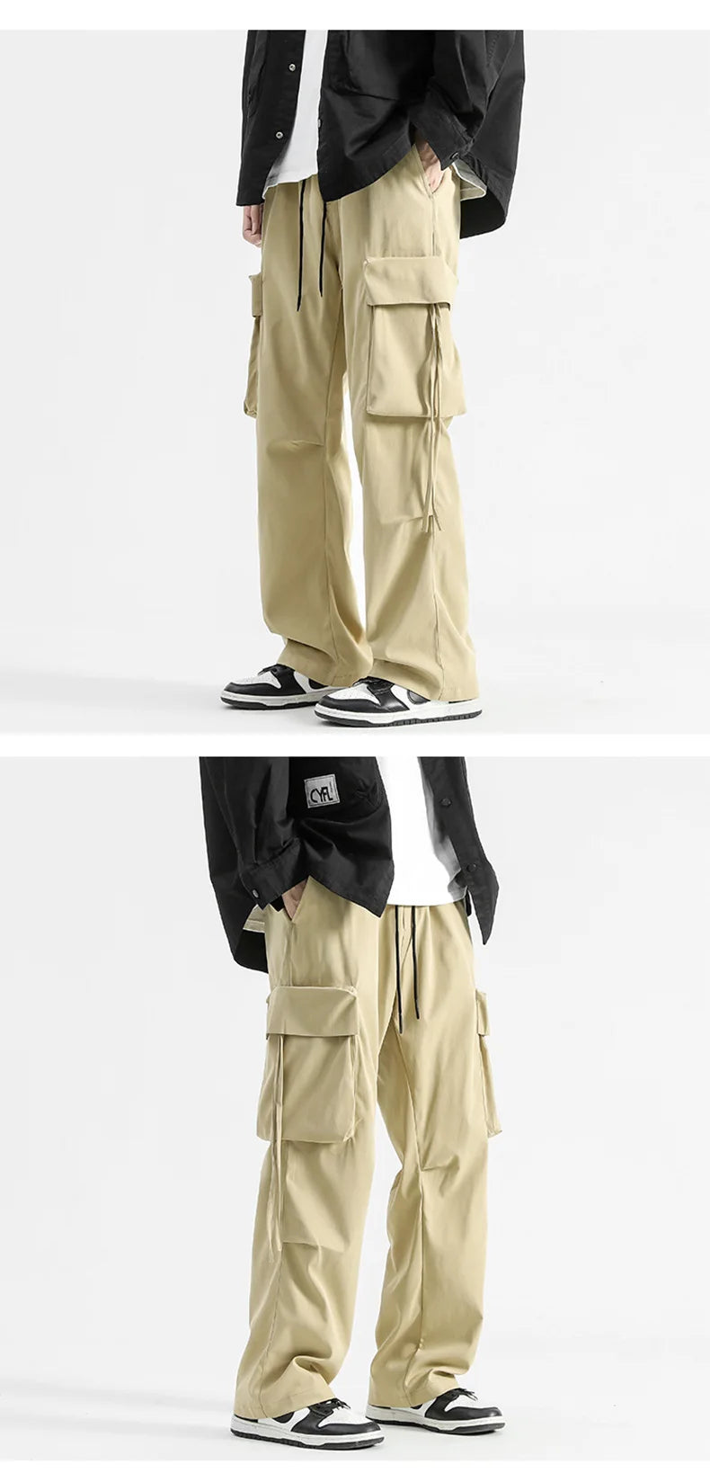 Y2K Streetwear Harem Straight Leg Pants ,  - Streetwear Pants - Slick Street