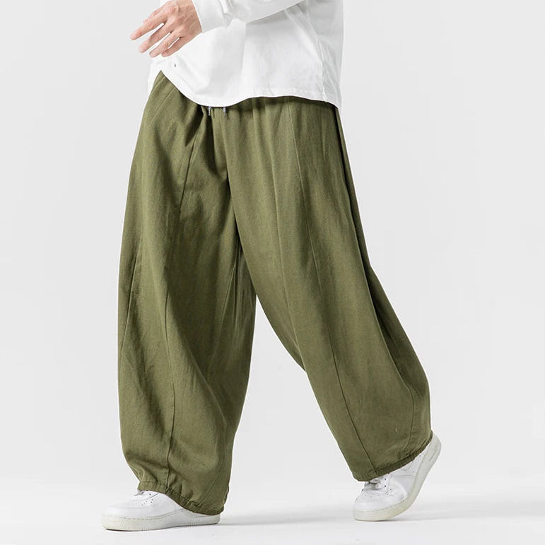 Zenith Lantern Pants Green, XS - Streetwear Pants - Slick Street