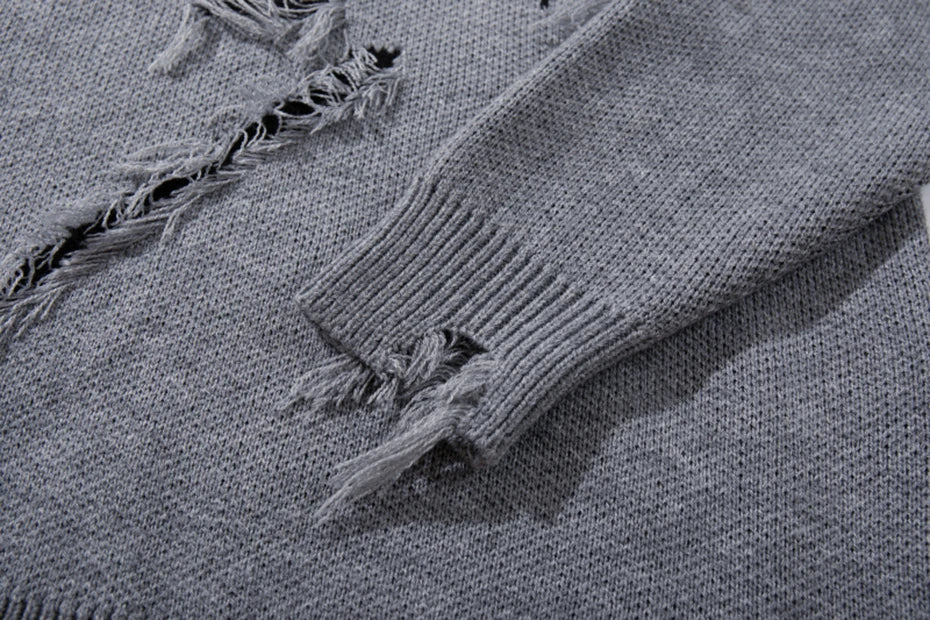 RA Distressed Sweatshirt , - Streetwear Sweatshirts - Slick Street