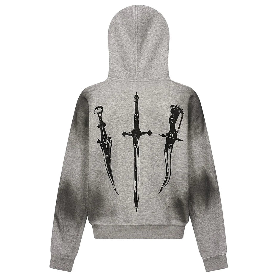 Sinful Fur Collar Hoodie , - Streetwear Hoodie - Slick Street