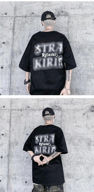 Wolf Spider 3D Crewneck T-Shirt , - Streetwear T-Shirts - Slick Street