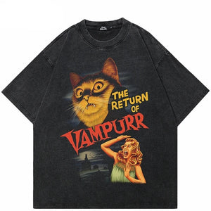 The Return of Vampurr Graphic T-Shirt ,  - Streetwear T-Shirt - Slick Street