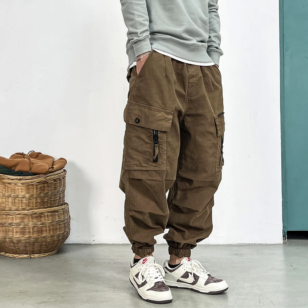 Desert Storm Cargo Pants , - Streetwear Cargo Pants - Slick Street