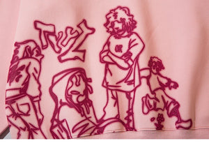 We V Cartoon Sketch Hoodie , - Streetwear Hoodie - Slick Street