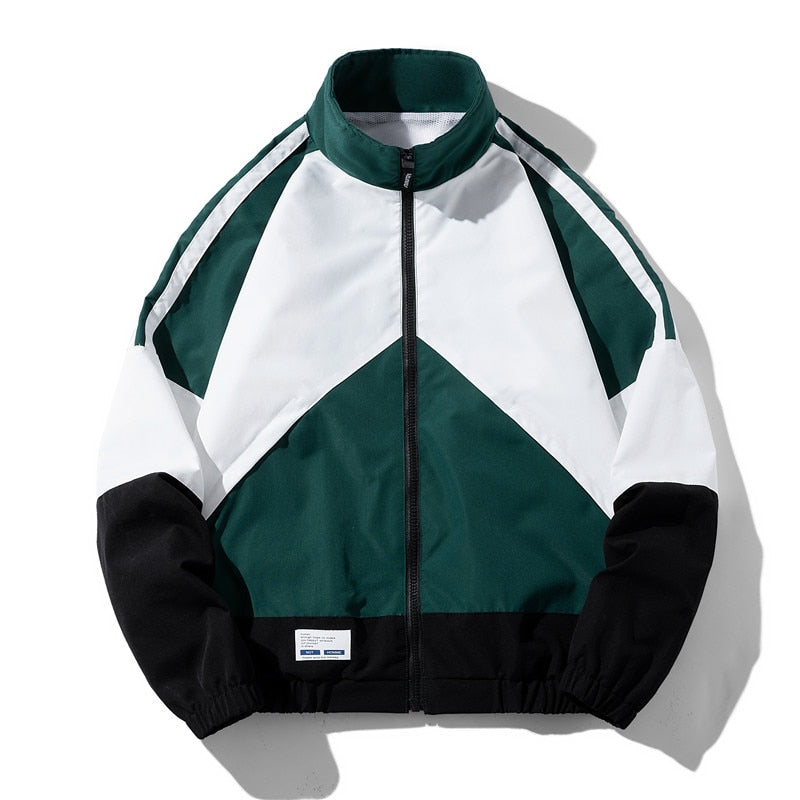 Achromatic Shade Plot Jacket Green, XS - Streetwear Jacket - Slick Street
