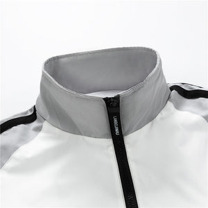 Achromatic Shade Plot Jacket ,  - Streetwear Jacket - Slick Street