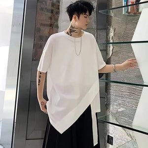 Kaju Long Bottom T-Shirt , - Streetwear T-Shirts - Slick Street