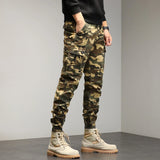 Classic Vector Camouflage Slim Fit Pants Camel, 29 - Streetwear Cargo Pants - Slick Street