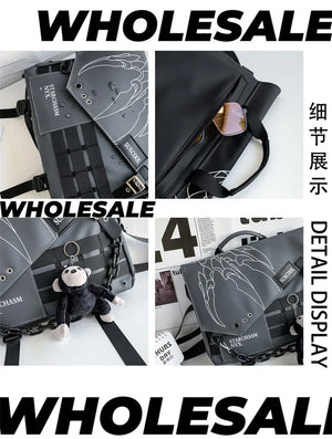 Single Shoulder Multifunctional Bag , - Streetwear Bag - Slick Street