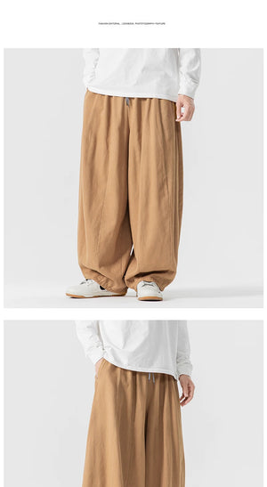 Lantern Loose Style Pants , - Streetwear Pants - Slick Street