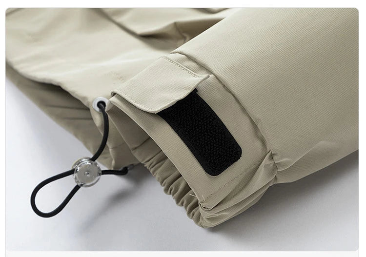 High Neck Two Tone Cargo Bomber Jacket ,  - Streetwear Jacket - Slick Street