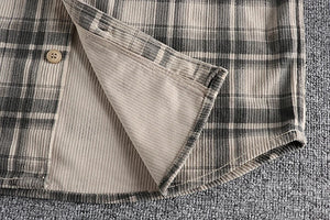 Plaid Chore Long Sleeve Shirt , - Streetwear Shirt - Slick Street