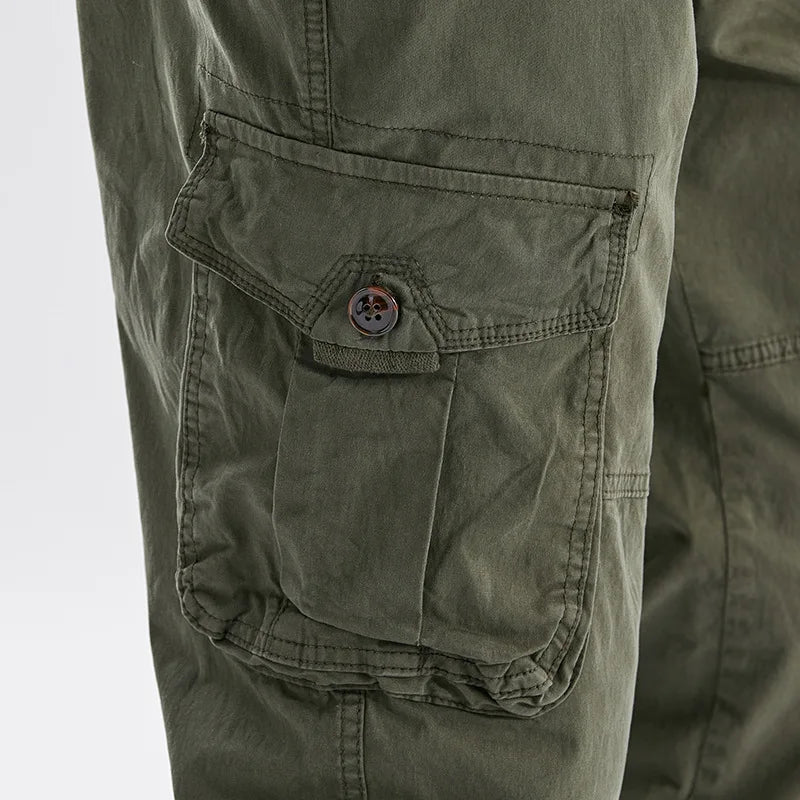 Drawstring Multi Pockets Cargo Pants ,  - Streetwear Pants - Slick Street