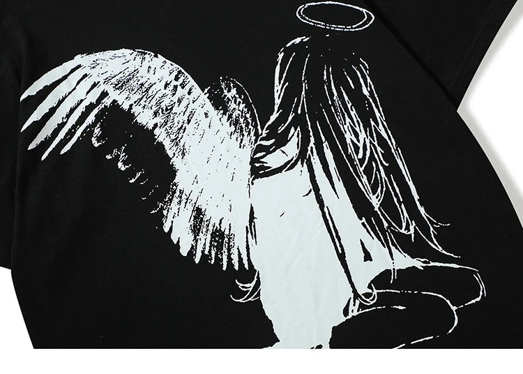 Slash Youth Angel Wings T-Shirt ,  - Streetwear T-Shirt - Slick Street