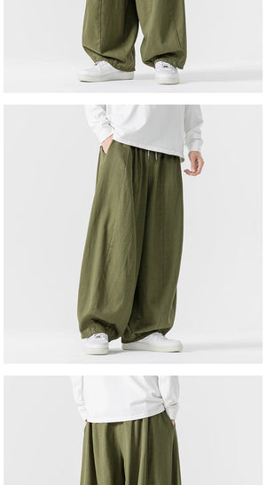 Lantern Loose Style Pants , - Streetwear Pants - Slick Street