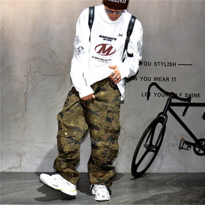 Jungle T24 Camo Cargo Pants , - Streetwear Pants - Slick Street