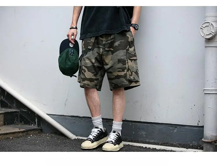 Camouflage Army Combat Style Shorts ,  - Streetwear Shorts - Slick Street