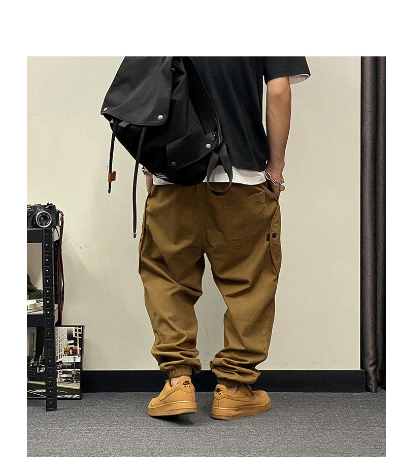 BG26 Corduroy Pattern Streetwear Baggy Joggers ,  - Streetwear Joggers - Slick Street