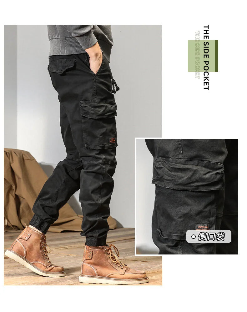 Tactical Elastic Waist And Ankle Pants , - Streetwear Pants - Slick Street